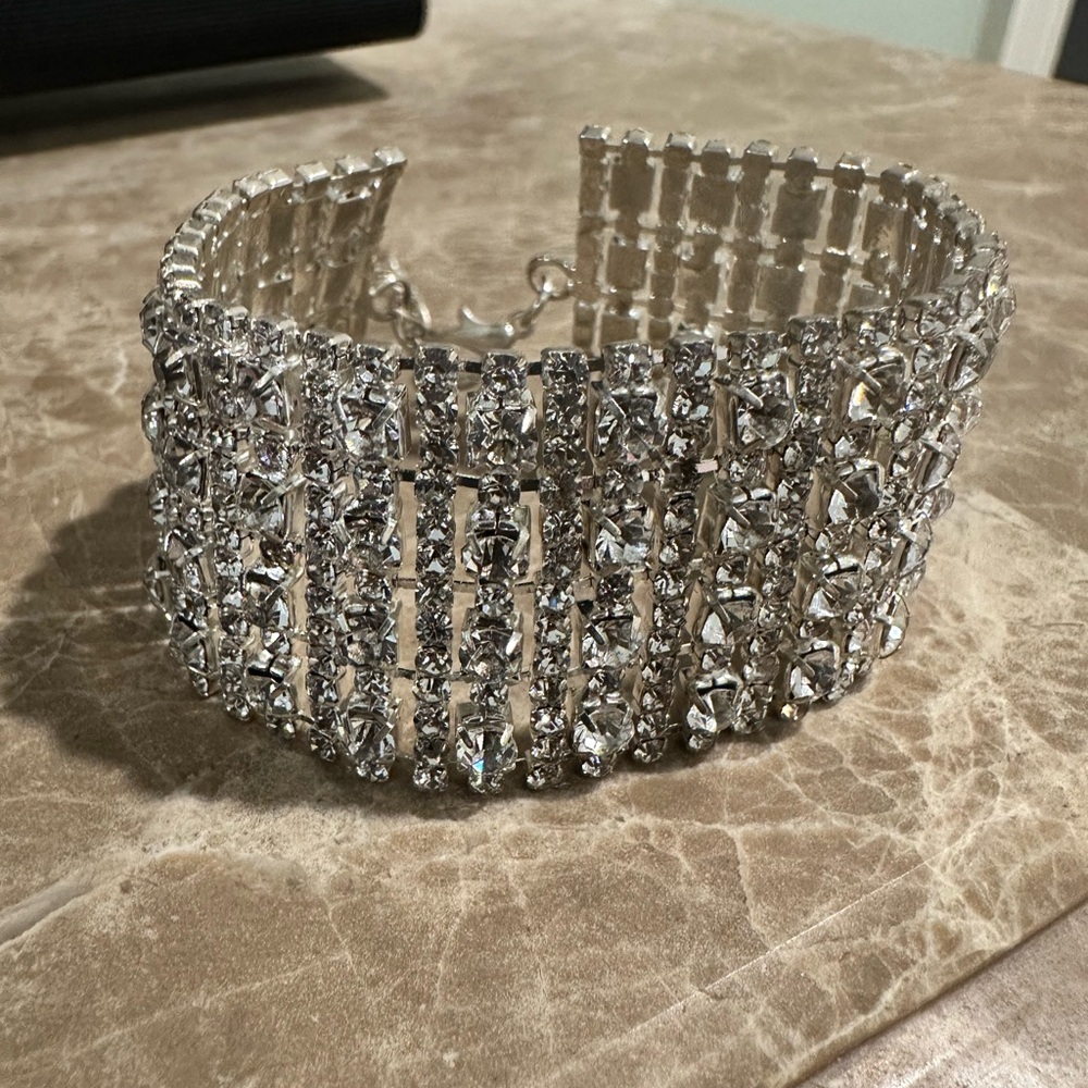 Silver Crystal Bracelet